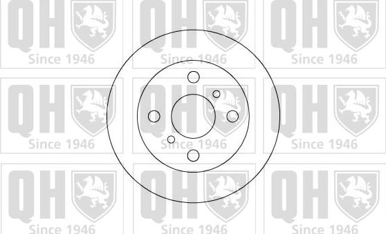 Quinton Hazell BDC3559 - Гальмівний диск autozip.com.ua