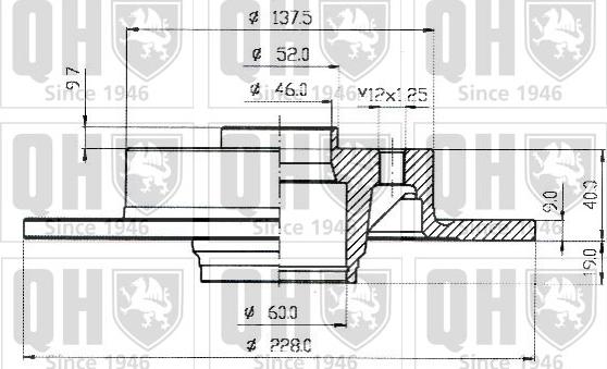 Quinton Hazell BDC3566 - Гальмівний диск autozip.com.ua