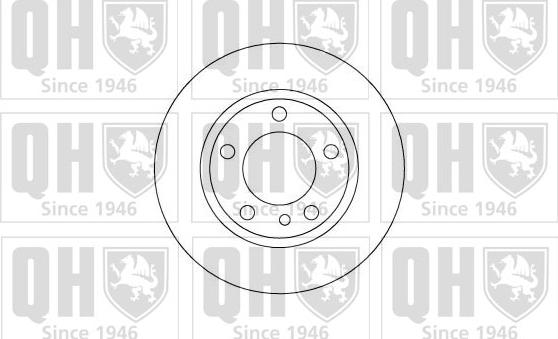 Quinton Hazell BDC3644 - Гальмівний диск autozip.com.ua