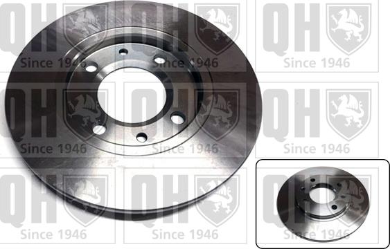 Quinton Hazell BDC3689 - Гальмівний диск autozip.com.ua