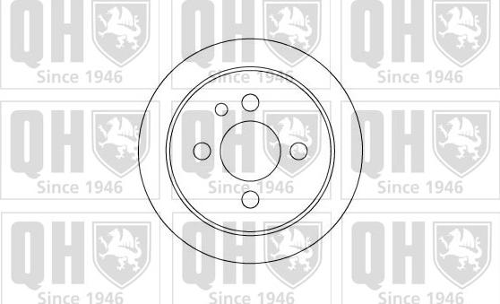 Quinton Hazell BDC3638 - Гальмівний диск autozip.com.ua