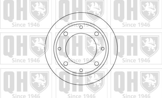Quinton Hazell BDC3087 - Гальмівний диск autozip.com.ua