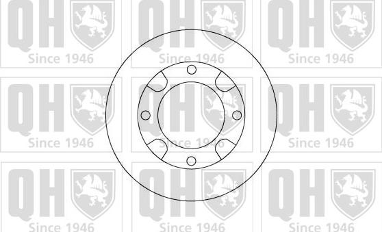 Quinton Hazell BDC3144 - Гальмівний диск autozip.com.ua