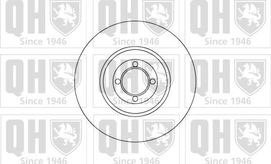 Quinton Hazell BDC3113 - Гальмівний диск autozip.com.ua