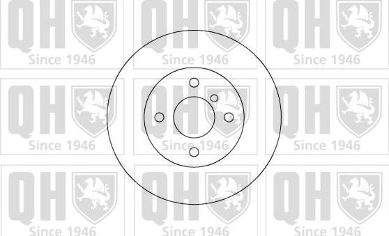 Quinton Hazell BDC3126 - Гальмівний диск autozip.com.ua