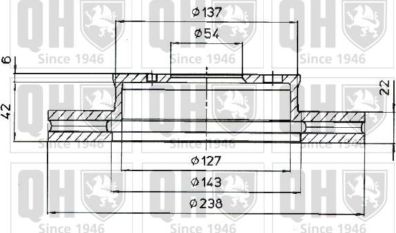 Quinton Hazell BDC3835 - Гальмівний диск autozip.com.ua