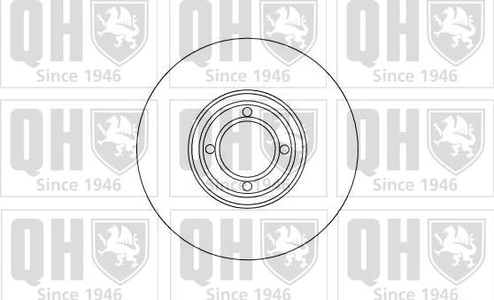 Quinton Hazell BDC3355 - Гальмівний диск autozip.com.ua