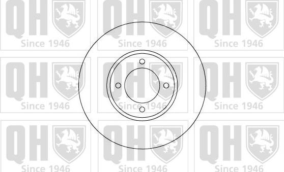 Quinton Hazell BDC3350 - Гальмівний диск autozip.com.ua