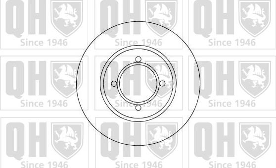 Quinton Hazell BDC3380 - Гальмівний диск autozip.com.ua