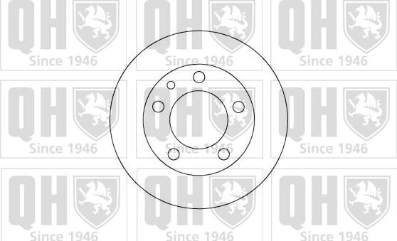 Quinton Hazell BDC3290 - Гальмівний диск autozip.com.ua