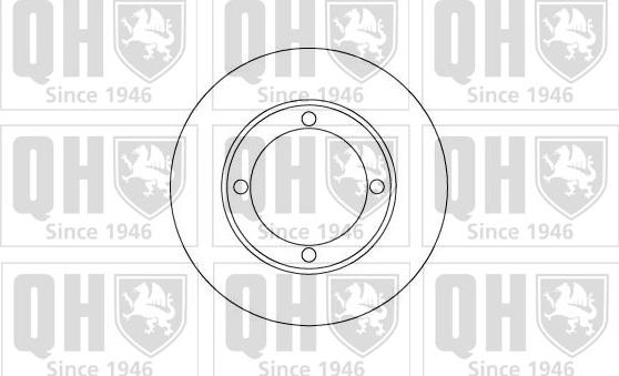 Quinton Hazell BDC3268 - Гальмівний диск autozip.com.ua