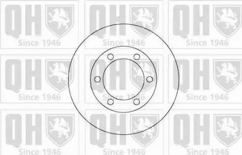 Quinton Hazell BDC3781 - Гальмівний диск autozip.com.ua