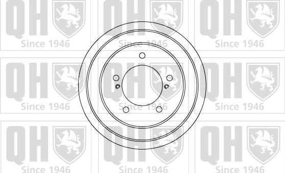 Quinton Hazell BDR401 - Гальмівний барабан autozip.com.ua