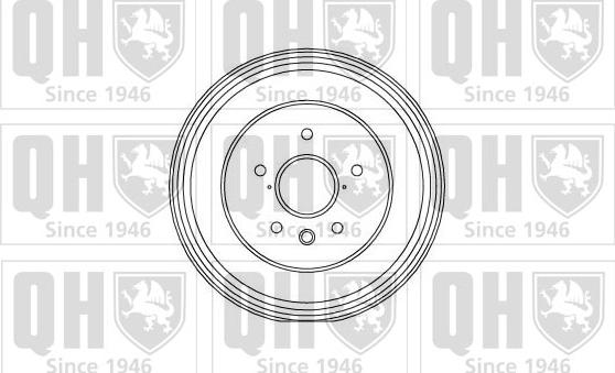 Quinton Hazell BDR315 - Гальмівний барабан autozip.com.ua