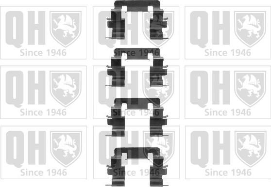 Quinton Hazell BFK906 - Комплектуючі, колодки дискового гальма autozip.com.ua