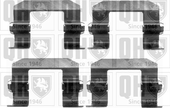 Quinton Hazell BFK933 - Комплектуючі, колодки дискового гальма autozip.com.ua