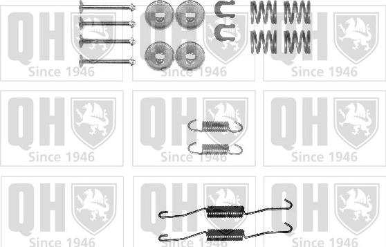 Quinton Hazell BFK425 - Комплектуючі, барабанний гальмівний механізм autozip.com.ua