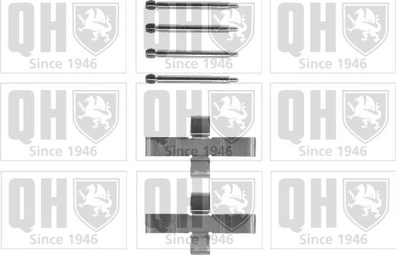 Quinton Hazell BFK699 - Комплектуючі, колодки дискового гальма autozip.com.ua