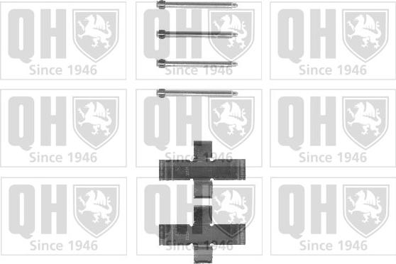 Quinton Hazell BFK652 - Комплектуючі, колодки дискового гальма autozip.com.ua