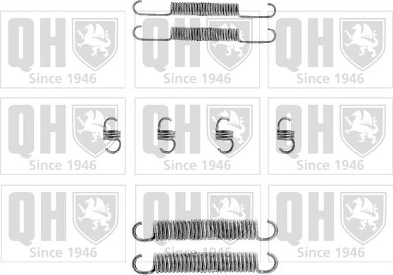 Quinton Hazell BFK268 - Комплектуючі, барабанний гальмівний механізм autozip.com.ua