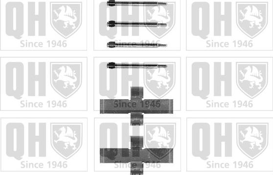Quinton Hazell BFK703 - Комплектуючі, колодки дискового гальма autozip.com.ua