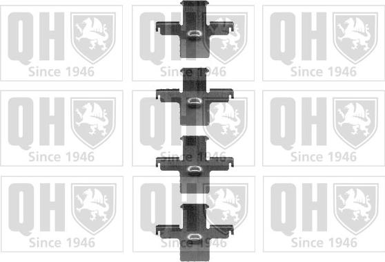 Quinton Hazell BFK736 - Комплектуючі, колодки дискового гальма autozip.com.ua