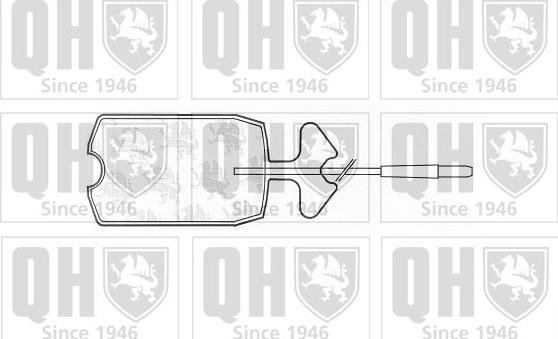 Quinton Hazell BP451 - Гальмівні колодки, дискові гальма autozip.com.ua