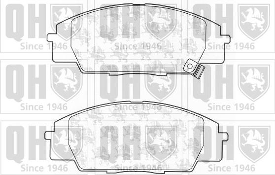 Quinton Hazell BP1219 - Гальмівні колодки, дискові гальма autozip.com.ua