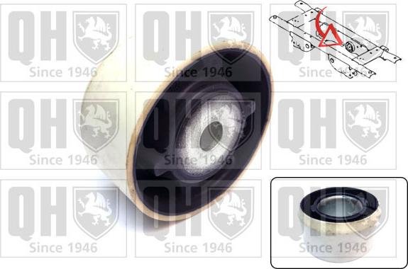Quinton Hazell EMS8765 - Втулка, балка мосту autozip.com.ua