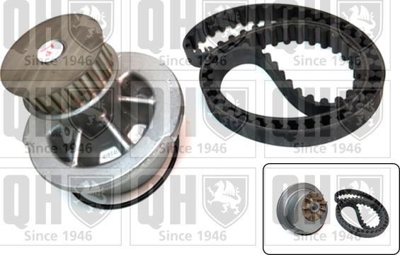 Quinton Hazell QBPK9009 - Водяний насос + комплект зубчатого ременя autozip.com.ua