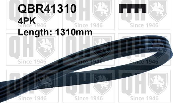 Quinton Hazell QBR41310 - Поліклиновий ремінь autozip.com.ua