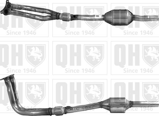 Quinton Hazell QCAT90546H - Каталізатор autozip.com.ua