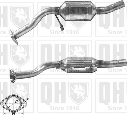 Quinton Hazell QCAT90012H - Каталізатор autozip.com.ua