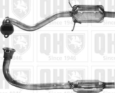 Quinton Hazell QCAT90828 - Каталізатор autozip.com.ua