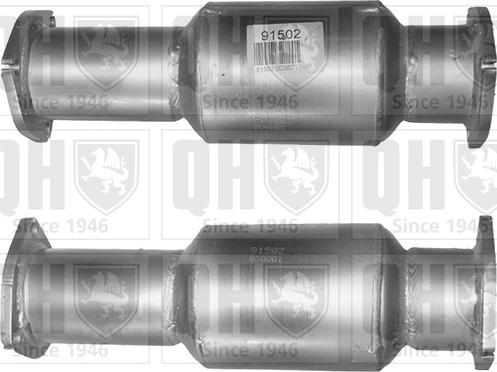 Quinton Hazell QCAT91502H - Каталізатор autozip.com.ua