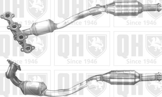 Quinton Hazell QCAT91521H - Каталізатор autozip.com.ua