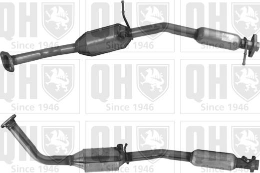 Quinton Hazell QCAT91156H - Каталізатор autozip.com.ua