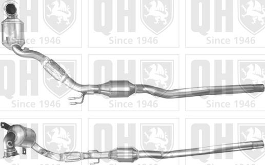 Quinton Hazell QCAT92284H - Каталізатор autozip.com.ua