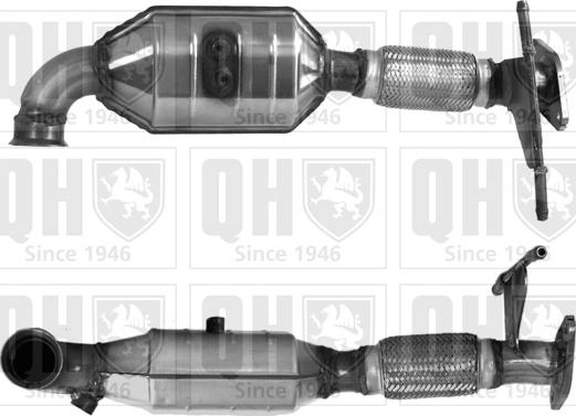 Quinton Hazell QCAT80443H - Каталізатор autozip.com.ua