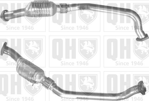 Quinton Hazell QCAT80456H - Каталізатор autozip.com.ua