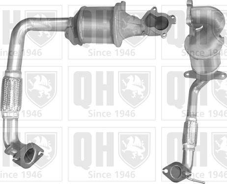 Quinton Hazell QCAT80471H - Каталізатор autozip.com.ua