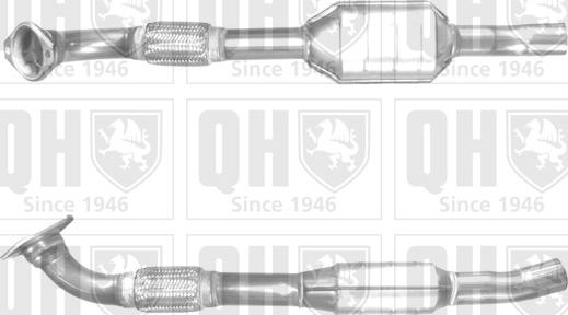 Quinton Hazell QCAT80503H - Каталізатор autozip.com.ua