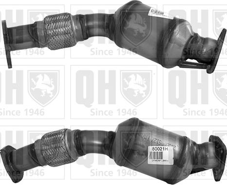 Quinton Hazell QCAT80021H - Каталізатор autozip.com.ua