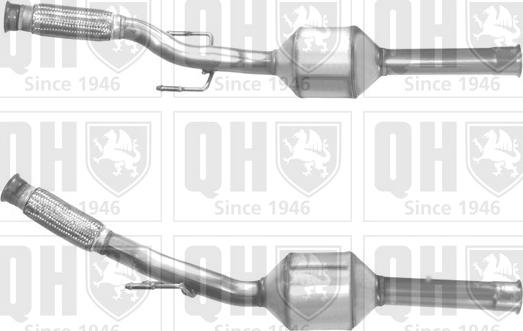 Quinton Hazell QCAT80122H - Каталізатор autozip.com.ua