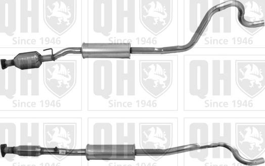 Quinton Hazell QCAT80215 - Каталізатор autozip.com.ua