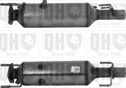 Quinton Hazell QDPF11099H - Сажі / частковий фільтр, система вихлопу ОГ autozip.com.ua