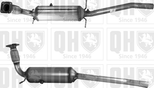 Quinton Hazell QDPF11045HP - Сажі / частковий фільтр, система вихлопу ОГ autozip.com.ua