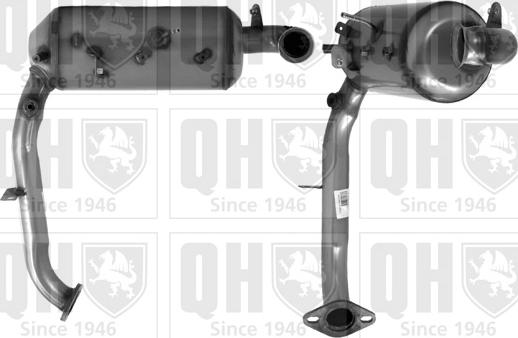 Quinton Hazell QDPF11005HP - Сажі / частковий фільтр, система вихлопу ОГ autozip.com.ua