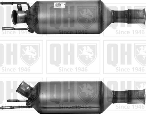 Quinton Hazell QDPF11081P - Сажі / частковий фільтр, система вихлопу ОГ autozip.com.ua