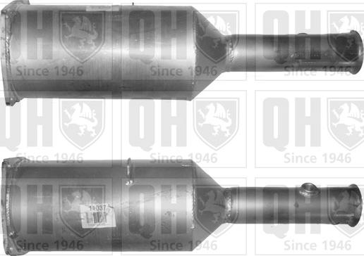 Quinton Hazell QDPF11037P - Сажі / частковий фільтр, система вихлопу ОГ autozip.com.ua